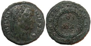 Licinius I : DN LICINI AVG around VOT XX : Scarce