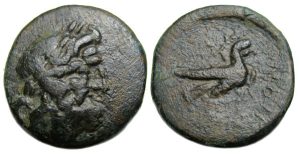 Amorion Phrygia Ae : Zeus / Eagle on Thunderbolt