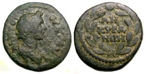 Ankyra Phrygia Ae : Bust of Senate / City-Name in Wreath