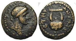 Antiochia ad Orontem, Syria Ae : Artemis / Lyre : Dated Issue