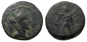 Apameia, Seleucis and Pieria Ae : Tyche / Warrior