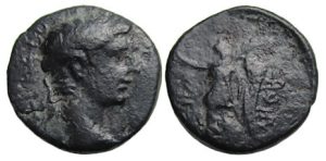 Augustus Ae : Acmoneia Phrygia : Nike Walking