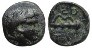Thebes Boeotia Ae : Herakles / Club