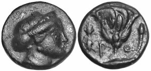 Caria Rhodes Ae : Rhodos / Rose with buds