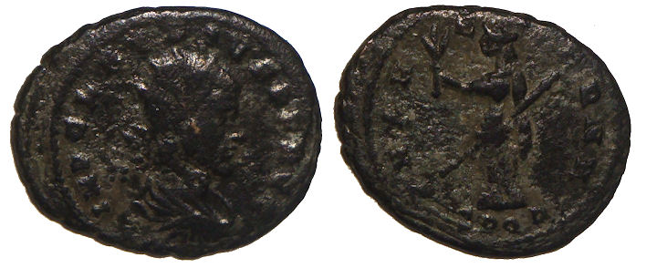 Claudius II : PAX AETERNA : SPQR in Exergue