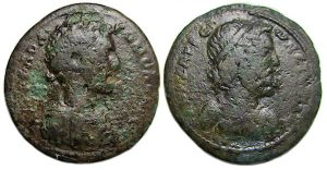 Commodus Ae, dated issue : Anazarbus Cilicia : Zeus Olybria