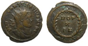 Constantius I Chlorus Ae Radiate : VOT / X / FK