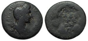 Domitia : Philadelphia Lydia Ae : Legend within Wreath