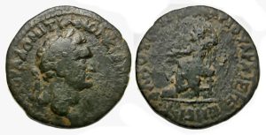 Domitian Ae : Cidyessus Phrygia : Zeus Seated