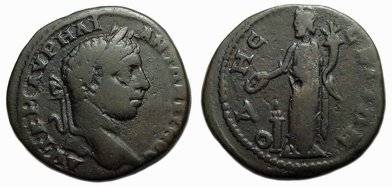 Elagabalus : Odessos Thrace : Great God Standing by Altar