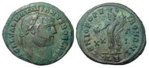 Galerius Ae Follis : GENIO POPVLI ROMANI