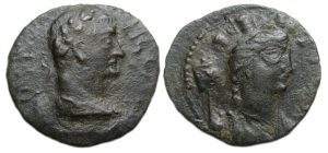 Gallienus, Alexandria Troas Ae : Turreted Tyche and Vexillum