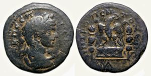 Geta Ae : Tomis Moesia : Eagle on Base