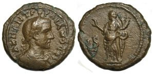 Gordian III Bi Tetradrachm : Homonoia Standing