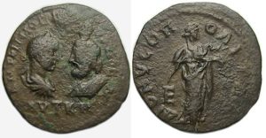 Gordian III Ae : Dionysopolis Thrace : Hygieia Feeding Serpent