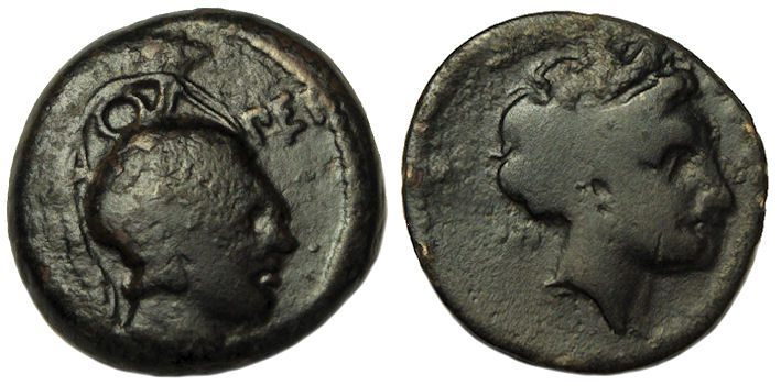 Thessaly Gyrton ae Dichalkon : Ares / Gyrtona