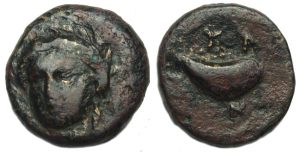 Gyrnion Aeolis : Apollo Facing / Mussel Shell