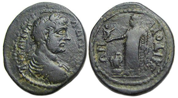 Hadrian Ae : Laodicea Phrygia : Zeus Holding Nike: Nicer Example