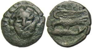 Istros Moesia Ae : Helios / Eagle and Dolphin