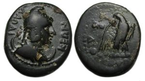 Laodicea Phrygia Ae : Bust of Men / Eagle