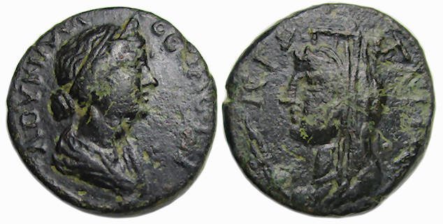 Lucilla Ae : Hierapolis-Castabala Cilicia : Tyche