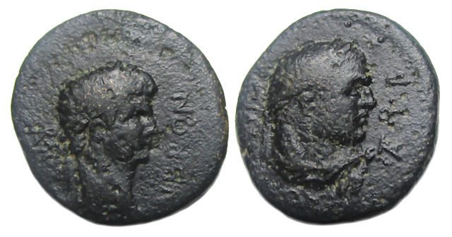 Nero Ae : Sardes Lydia : Head of Herakles