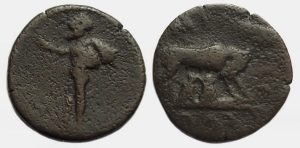 Ninica-Claudiopolis Cilicia : Marsyas / Wolf and Twins