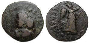 Indo-Parthian Ae Tetradrachm : Orthagnes
