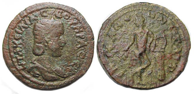 Otacilia Severa Ae : Epiphaneia Cilicia : Apollo