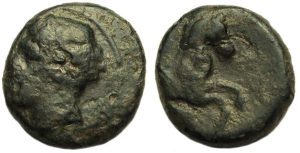 Panormos Sicily : Apollo / Horse and Dolphin