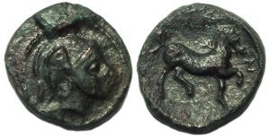 Phalanna Thessaly Ae Chalkous : Athena / Horse Galloping