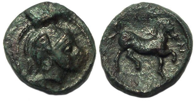 Phalanna Thessaly Ae Chalkous : Athena / Horse Galloping