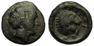 Pherai Thessaly Ae Dichalkon : Head of Lion