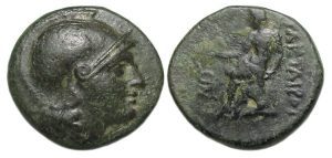 Philetairos Mysia Ae : Athena / Asklepios Seated