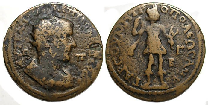 Philip I Ae : Tarsos Cilicia : Artemis Standing
