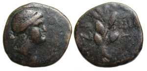 Seleucis & Pieria, Syria : Apollo / Laurel Branch : Dated Issue