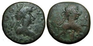 Thothorses, Kingdom of Bosporus, Ae : Bust of Diocletian