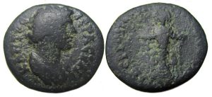 Tiberiopolis Phrygia Ae : Senate / Statue of Artemis Ephesia