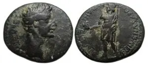 Tiberius Ae : Aezanis Phrygia : Zeus with Eagle and Scepter