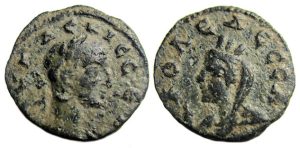 Trajan Decius Ae : Edessa Mesopotamia : Tyche
