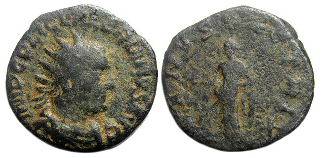 Valerian I Ae Antoninianus : VENVS VICTRIX