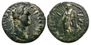 Domitian Ae : Nacrasa Lydia : Nike