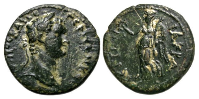 Domitian Ae : Nacrasa Lydia : Nike