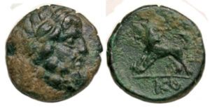 Komana Pisidia Ae : Zeus / Lion