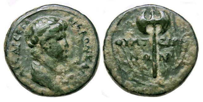 Nero Ae : Thyateira Lydia : Bipennis