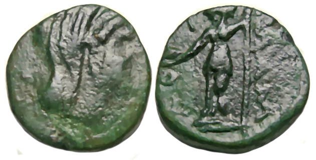 Epieros, the Athamanes Ae : Veiled Dione / Athena
